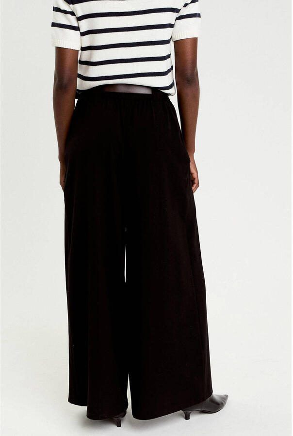 Cache wide leg regular waist broek zwart - Foto 2