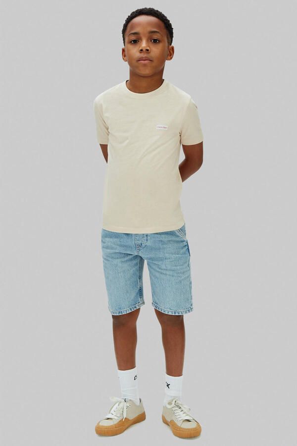 Calvin Klein Jeans regular fit bermuda van puur katoen