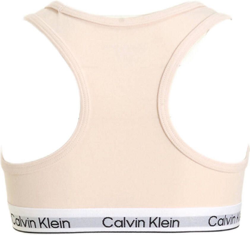 Calvin Klein Bh top zalmroze grijs - Foto 2