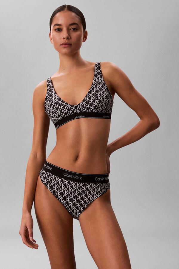 Calvin Klein bikinibroekje zwart wit