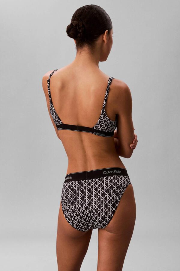 Calvin Klein bikinibroekje zwart wit - Foto 3