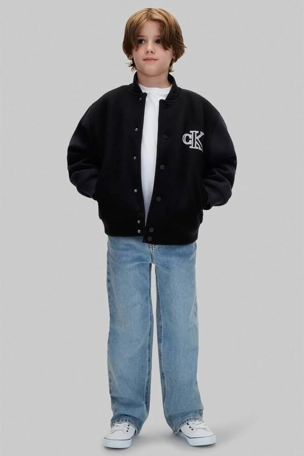 Calvin Klein bomberjack met logo zwart