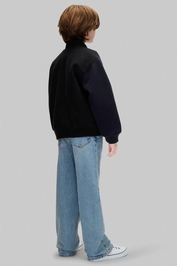 Calvin Klein bomberjack met logo zwart - Foto 2