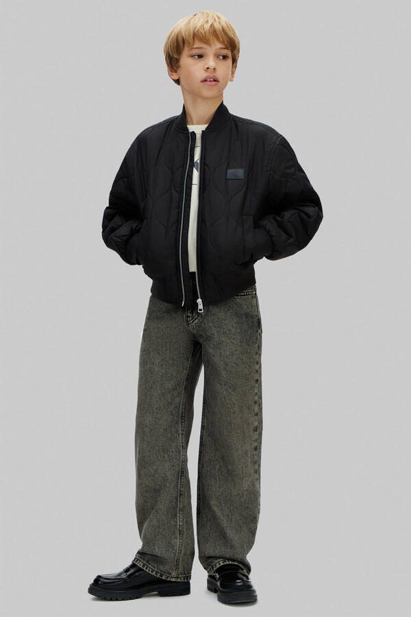Calvin Klein Jeans Regular fit gewatteerd jack met logopatch model 'Quilted' - Foto 3