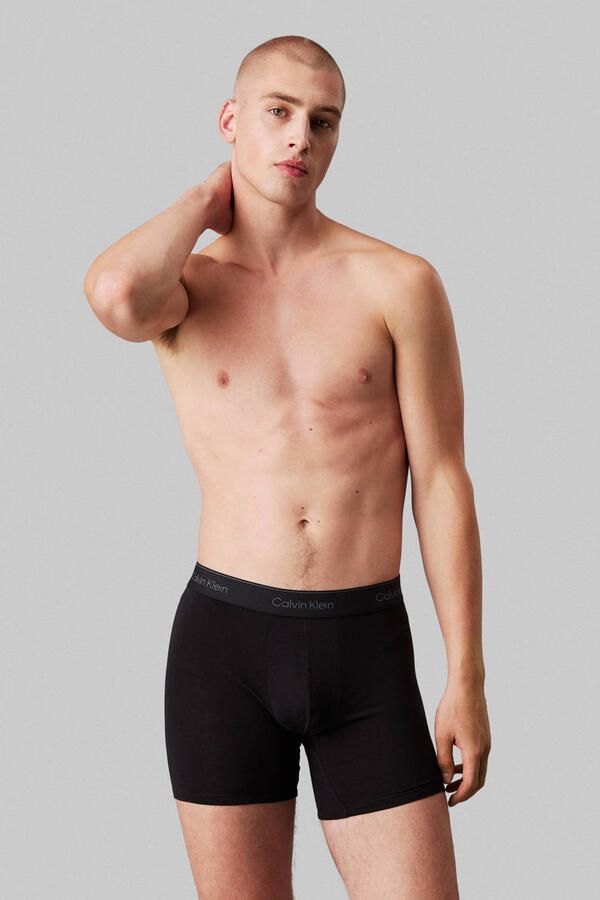 Calvin Klein Underwear Boxershort met elastische band met label in een set van 3 stuks - Foto 2