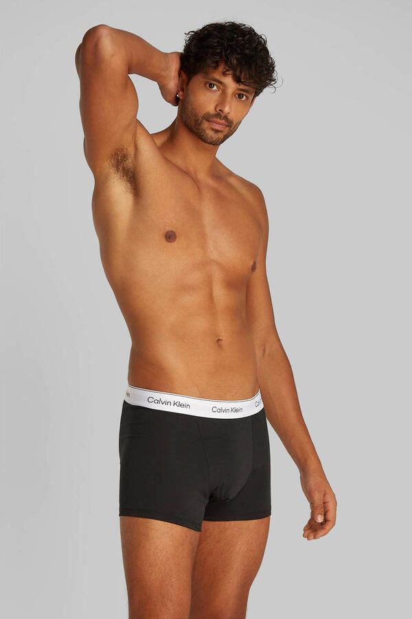 Calvin Klein Underwear Broek met elastische band met logo in een set van 3 stuks - Foto 3