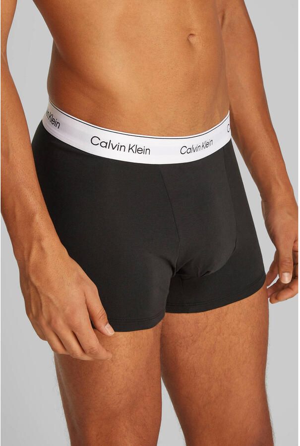 Calvin Klein Underwear Broek met elastische band met logo in een set van 3 stuks