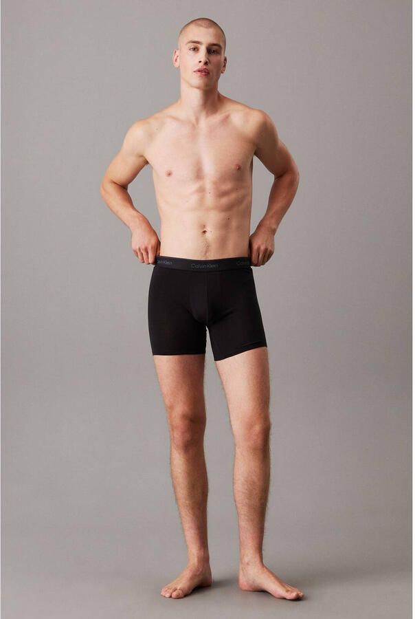 Calvin Klein Underwear Boxershort met elastische band met label in een set van 3 stuks