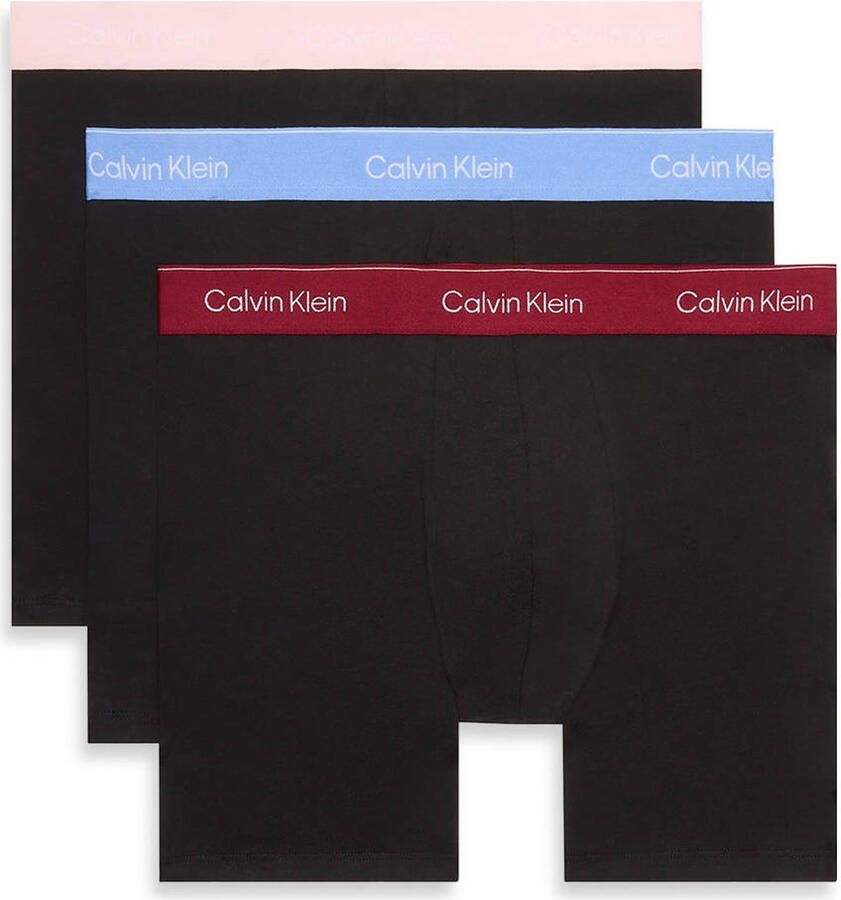Calvin Klein Underwear Boxershort met elastische band met logo in een set van 3 stuks