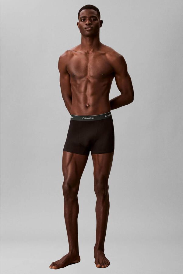 Calvin Klein Underwear regular fit trunks van katoenmix in set van 3 - Foto 2