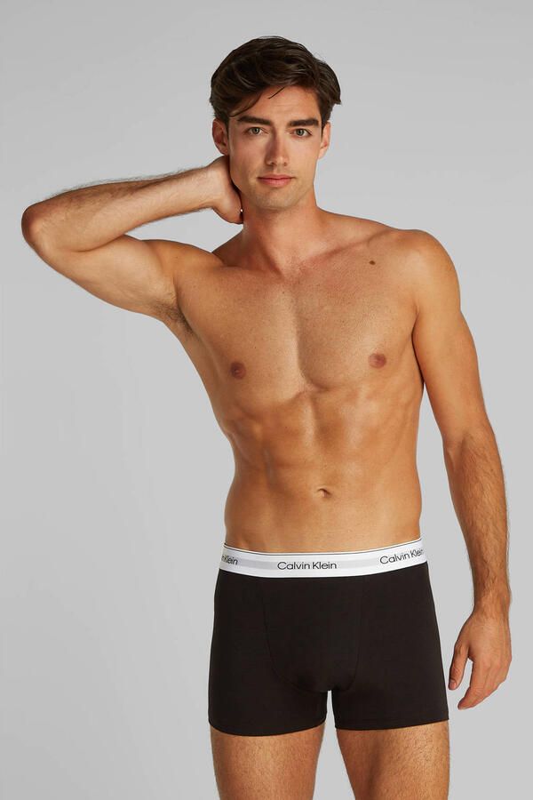 Calvin Klein Underwear Broek met elastische band met logo in een set van 3 stuks