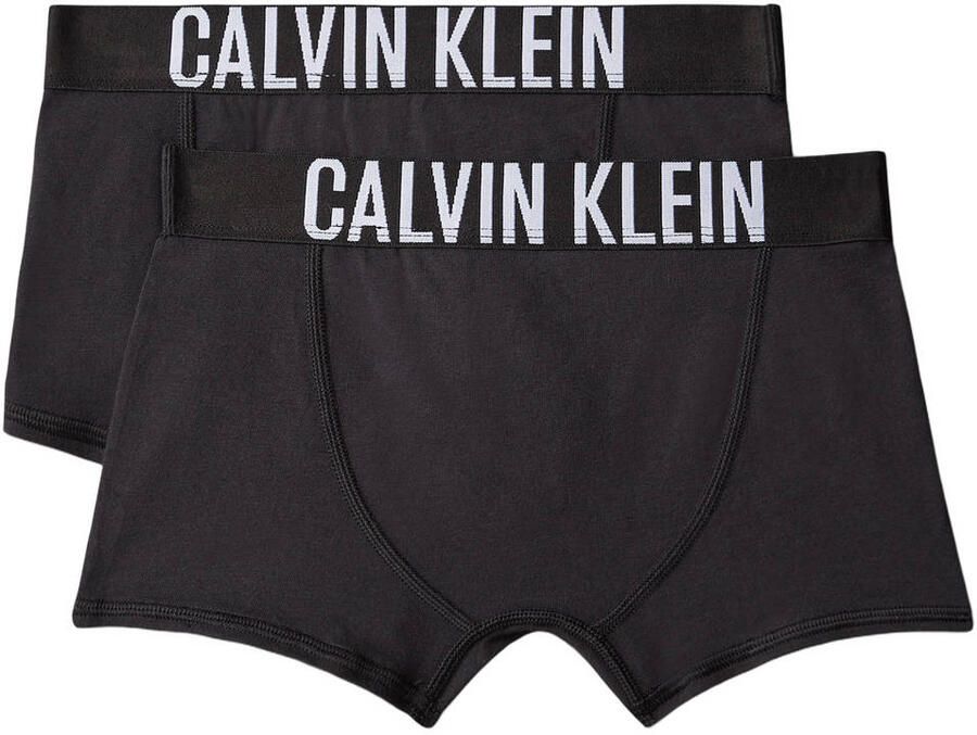 Calvin Klein boxershorts zwart (set van 2) Jongens Stretchkatoen Effen