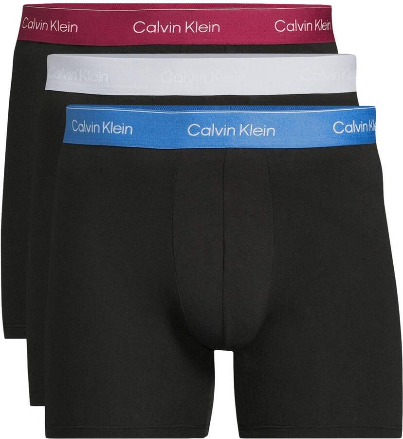 Calvin Klein Underwear Broek & boxershort van katoenmix in set van 3 model 'BOXER BRIEF'