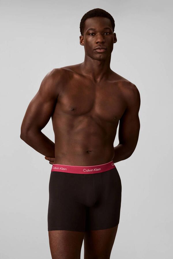 Calvin Klein Underwear Broek & boxershort van katoenmix in set van 3 model 'BOXER BRIEF'