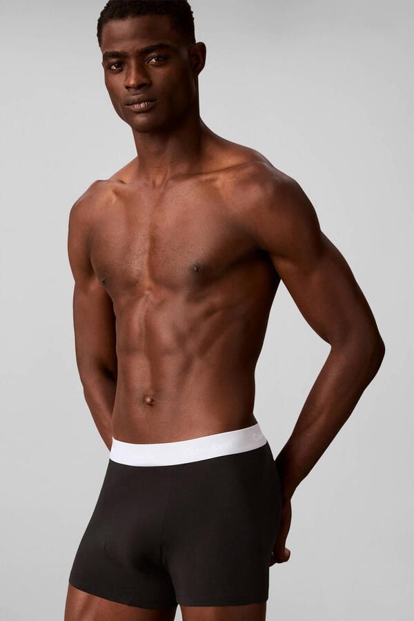 Calvin Klein Underwear regular fit trunks van katoenmix in set van 3 - Foto 2