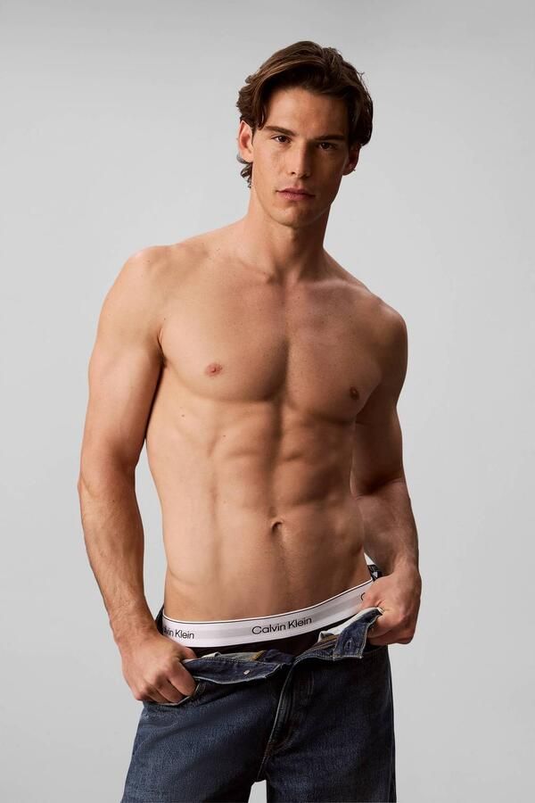Calvin Klein Underwear Trunks met elastische band met label in set van 5