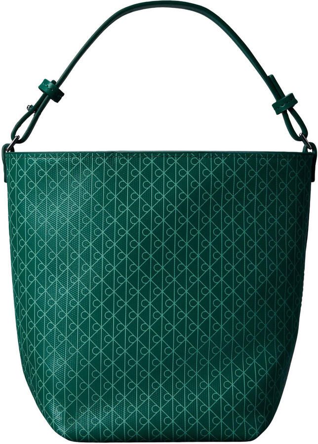 Calvin Klein crossbody tas Emblem groen