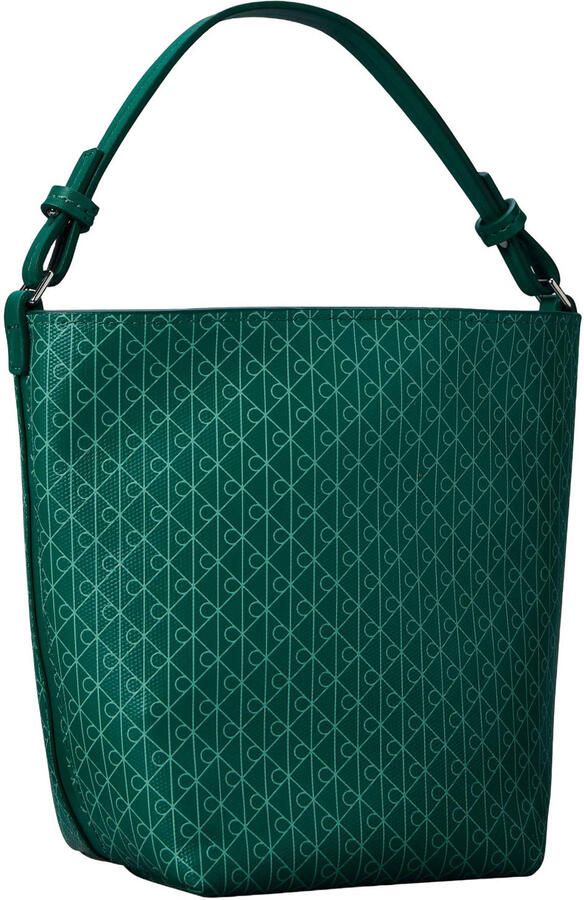 Calvin Klein crossbody tas Emblem groen - Foto 2