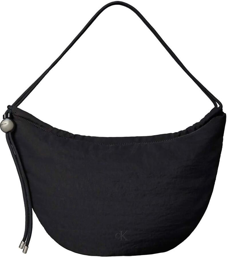 Calvin Klein crossbody tas Nylon Cord zwart