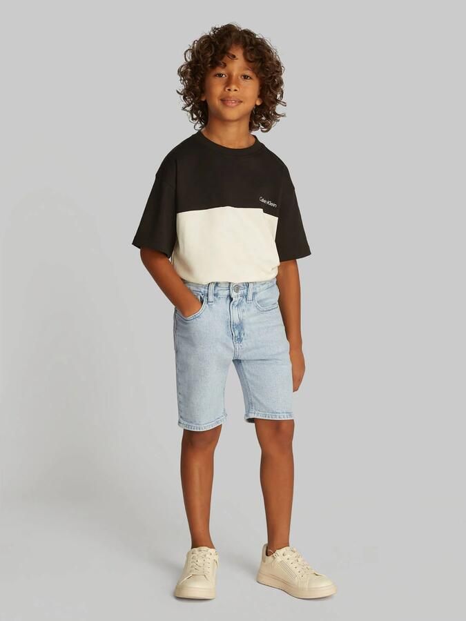 Calvin Klein denim short light blue denim