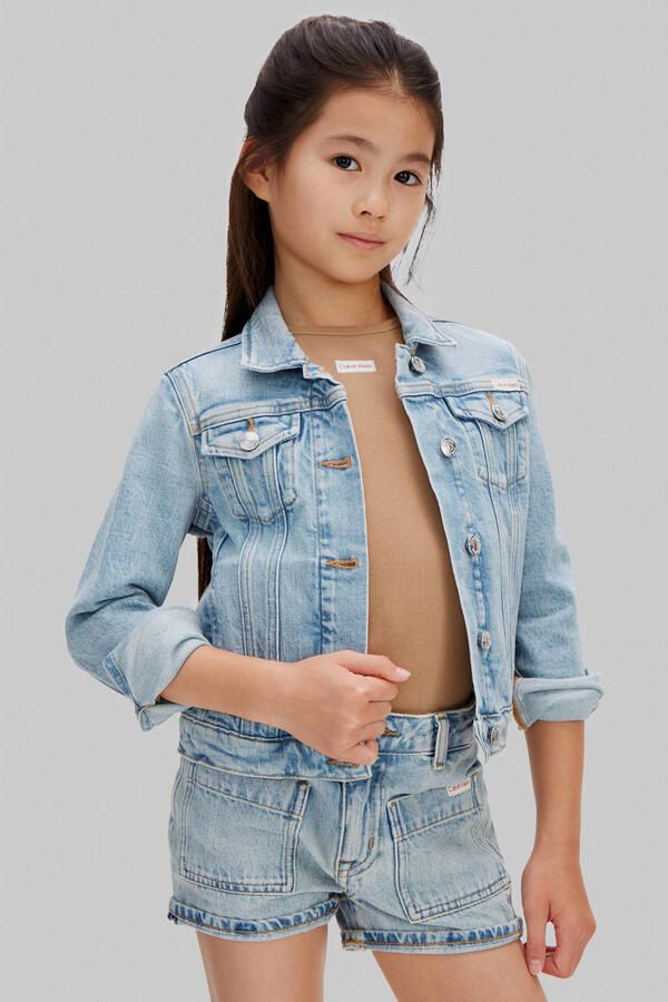 Calvin Klein Jeans Korte jeans met opgestikte Zakken (onderstuk) en Labeldetail - Foto 2