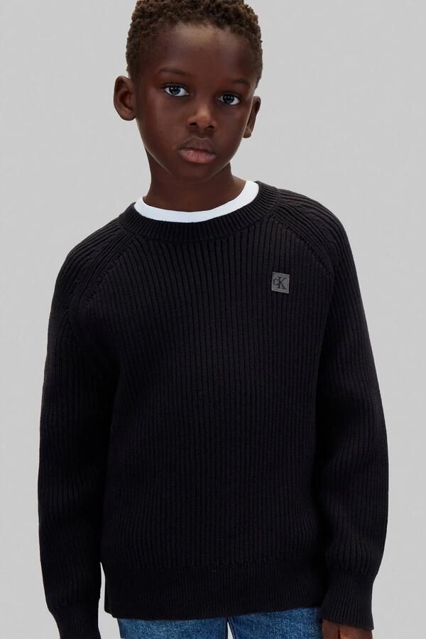 Calvin Klein gebreide sweater zwart