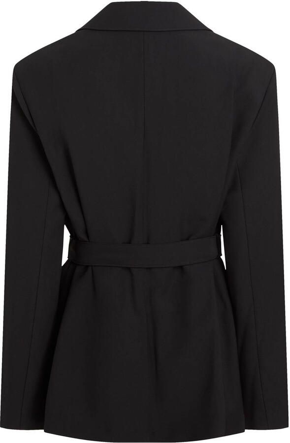 Calvin Klein getailleerde blazer zwart