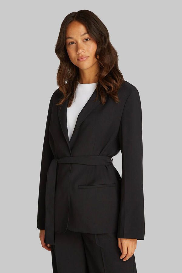 Calvin Klein getailleerde blazer zwart - Foto 2