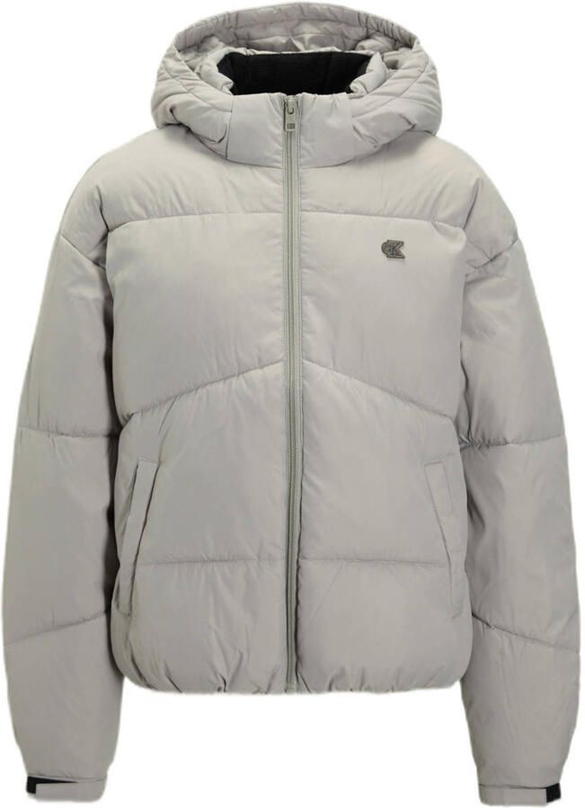 Calvin Klein gewatteerde jas grijs