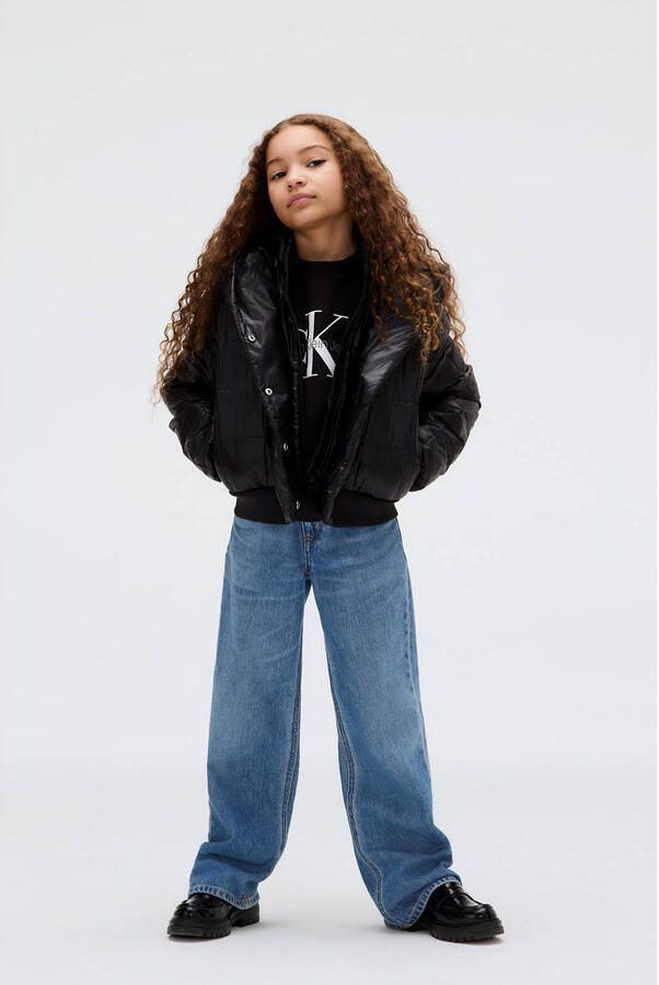 Calvin Klein gewatteerde jas zwart - Foto 3
