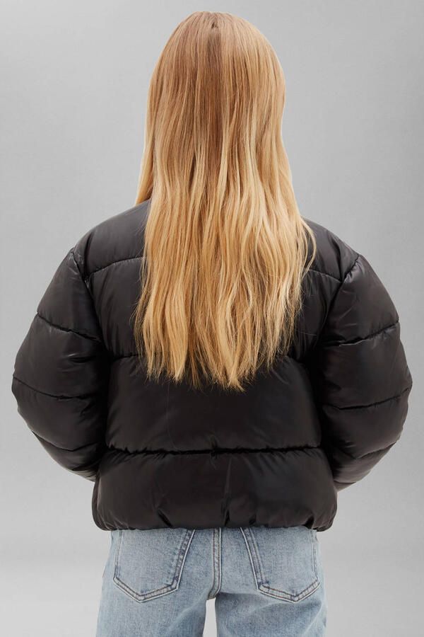 Calvin Klein gewatteerde winterjas zwart - Foto 2