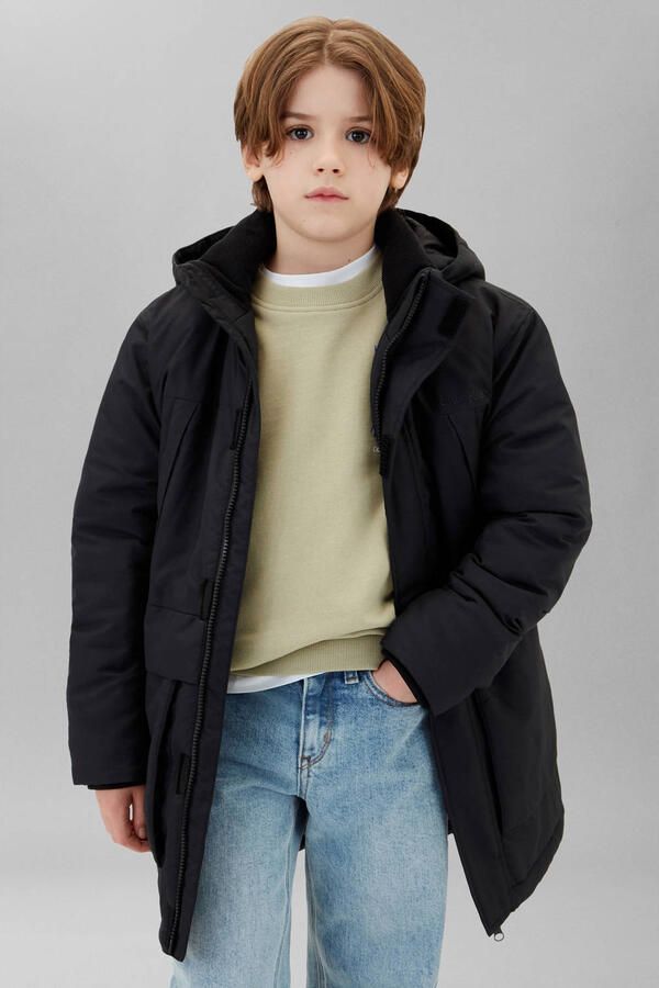 Calvin Klein gewatteerde winterparka zwart - Foto 3