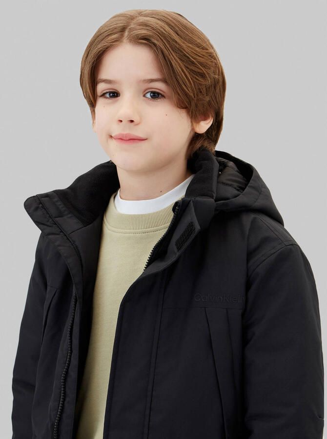 Calvin Klein gewatteerde winterparka zwart - Foto 2