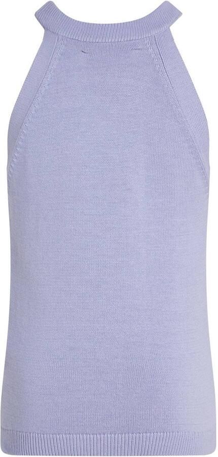 Calvin Klein haltertop lila fijn gebreid