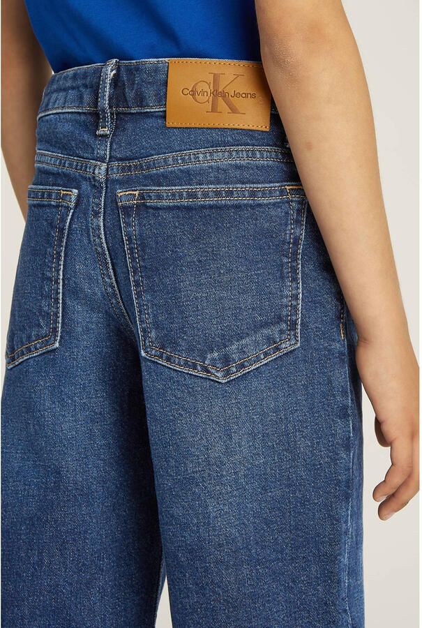 Calvin Klein high waist wide leg jeans dark blue denim - Foto 2