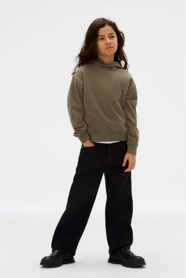 Calvin Klein hoodie donkergroen - Foto 3