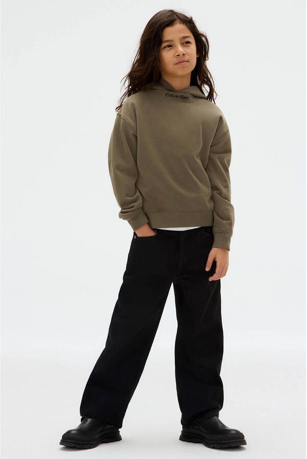 Calvin Klein hoodie donkergroen Sweater Tekst - Foto 2
