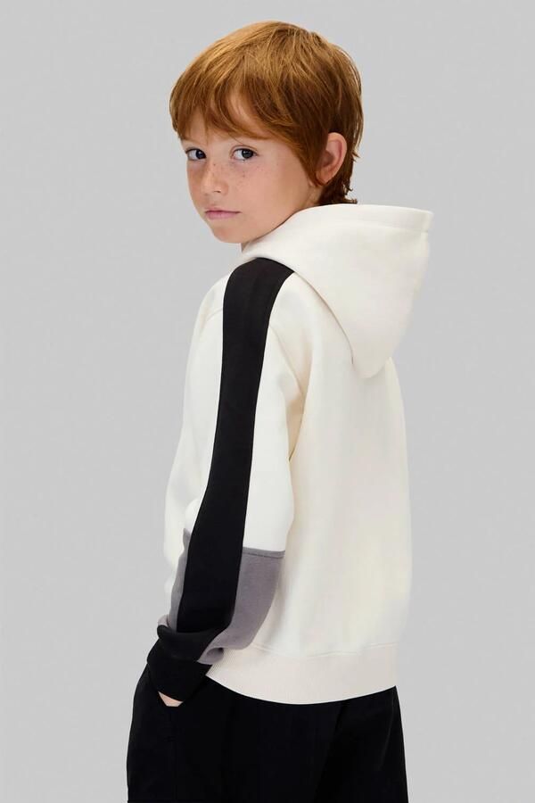 Calvin Klein Jeans Sweater Brushed Fleece Clr Block Hoodi