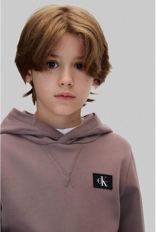 Calvin Klein hoodie grijsbruin - Foto 2