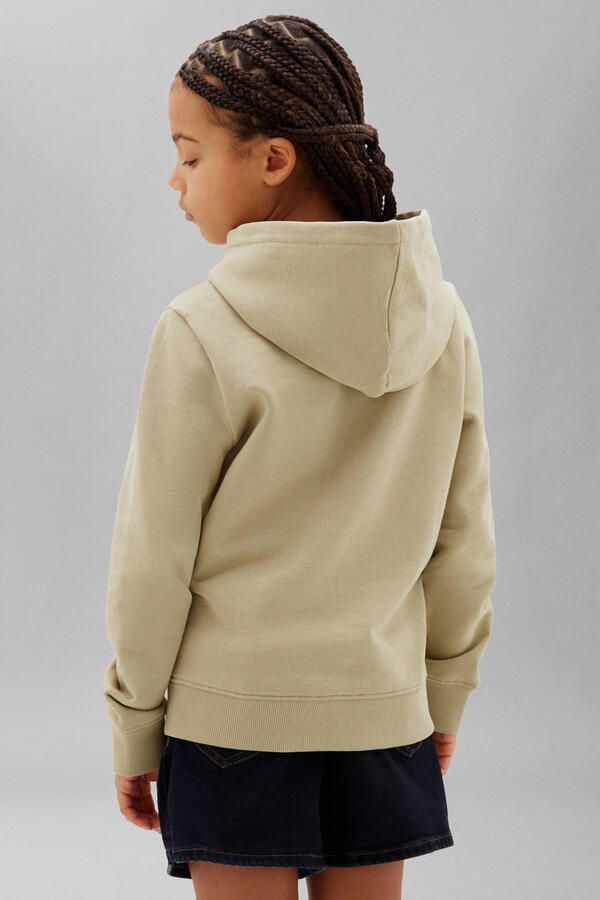 Calvin Klein hoodie met logo beige - Foto 3