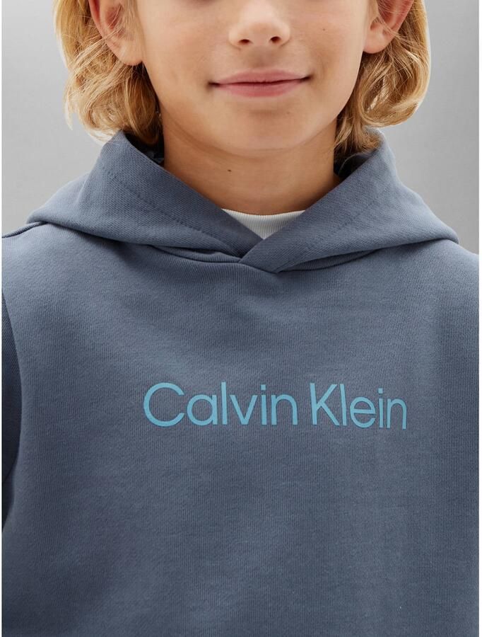 Calvin Klein hoodie met logo blauw - Foto 2