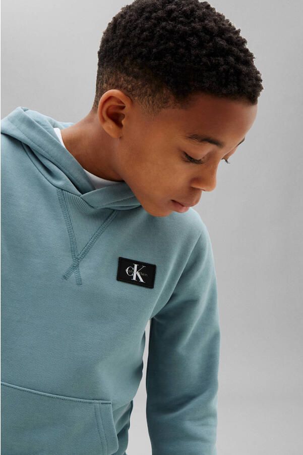 Calvin Klein hoodie met logo blauw - Foto 2