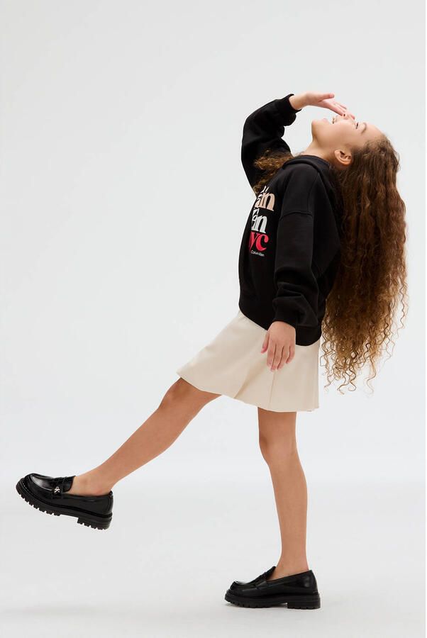 Calvin Klein Hoodie PEARL SIGNATURE TERRY HOODIE voor kinderen tot 16 jaar met grote print