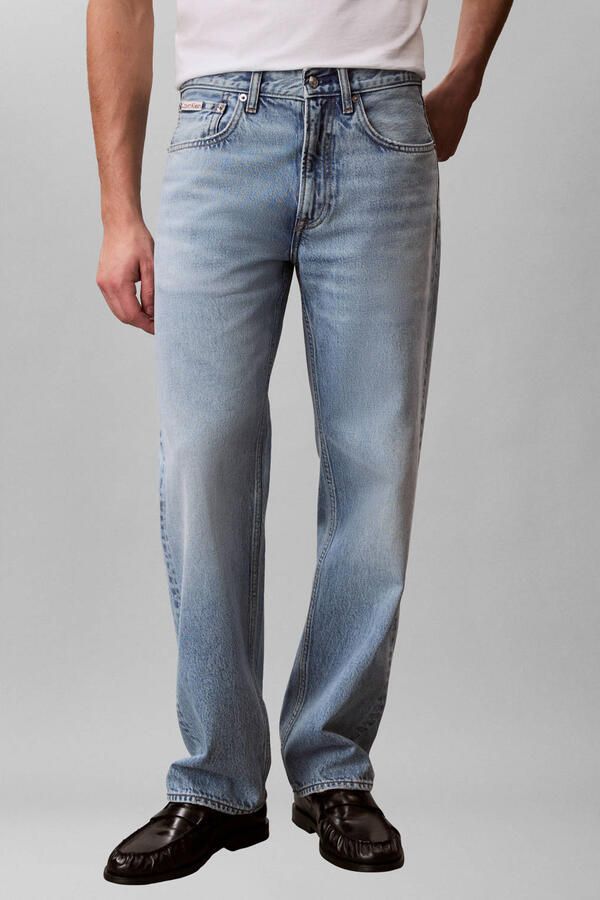 Calvin Klein Jeans straight fit jeans van puur katoen