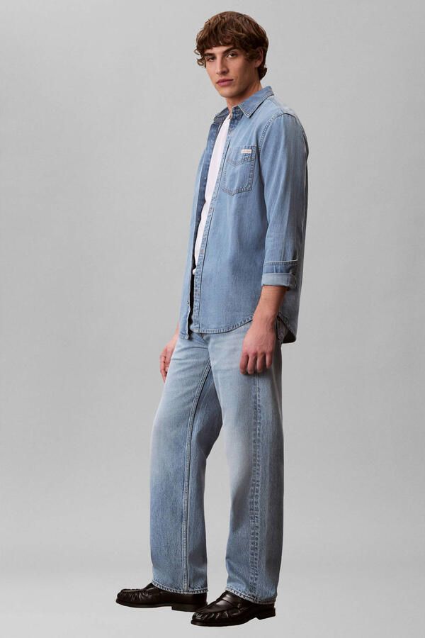 Calvin Klein Jeans straight fit jeans van puur katoen - Foto 3