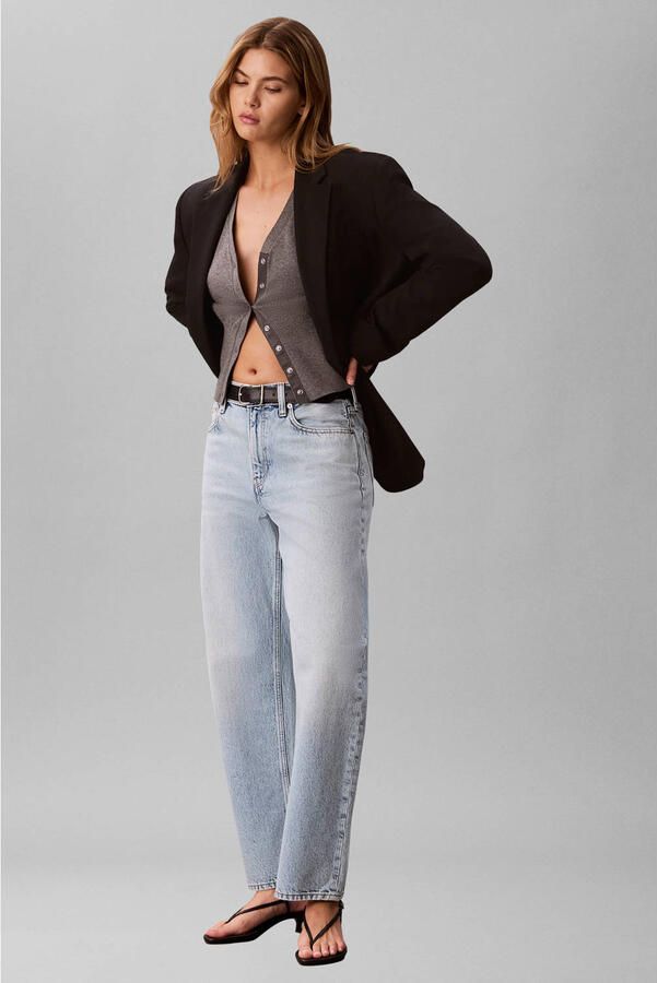 CALVIN KLEIN JEANS barrel jeans lichtblauw - Foto 2