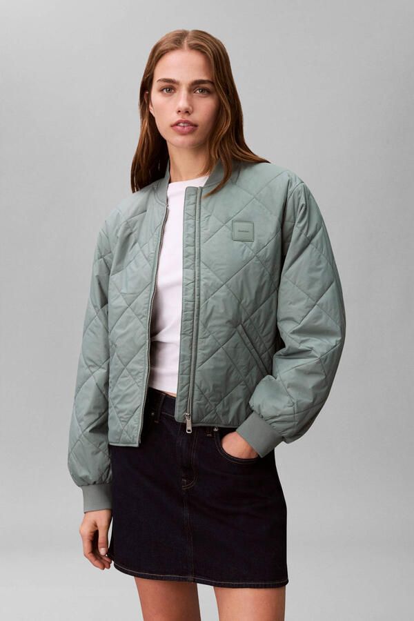 CALVIN KLEIN JEANS bomberjack mintgroen