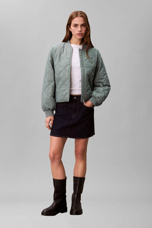 CALVIN KLEIN JEANS bomberjack mintgroen - Foto 2