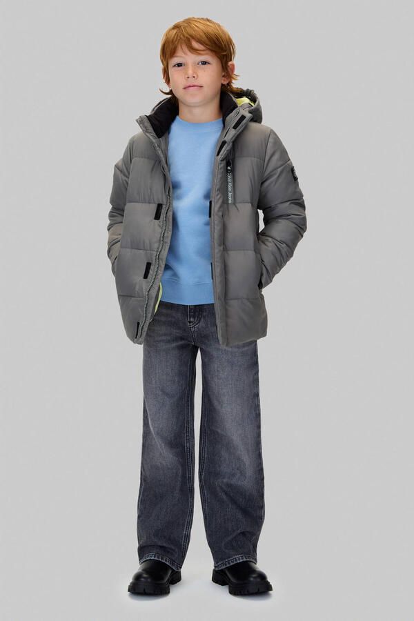 Calvin Klein Jeans Gewatteerd jack met capuchon - Foto 3