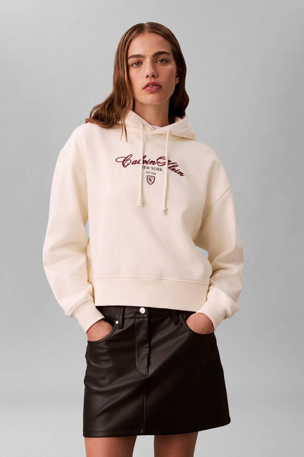 CALVIN KLEIN JEANS hoodie ecru - Foto 2